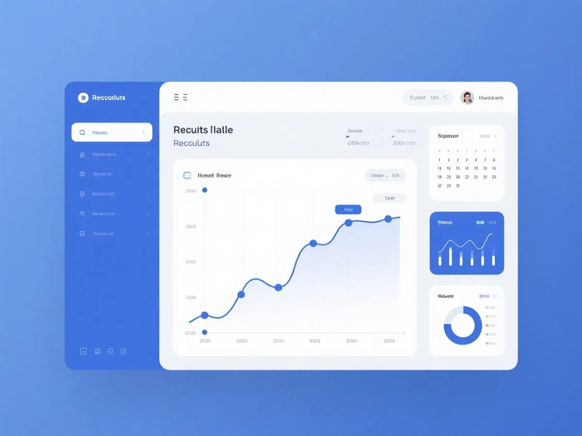 历史结果与走势分析界面示意图